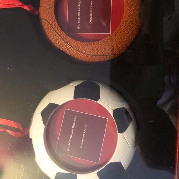 Football soccer baseball 3 piece ornament set - Picture 5 of 5